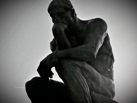 Rodin's The Thinker.